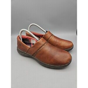 Abeo Aero System Cinda Light Weight Loafer Mule Womens Shoe Size 8 Brown Leather